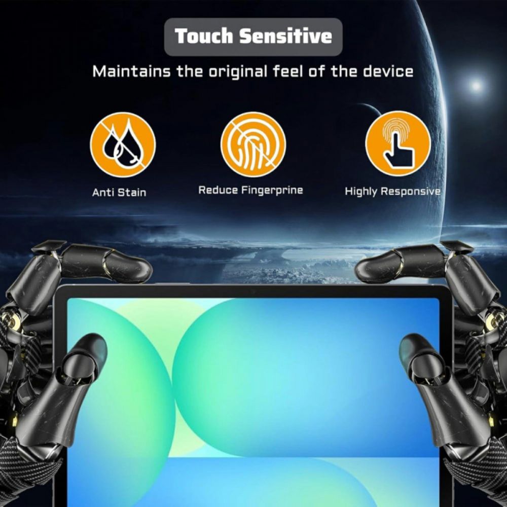 Hoesje Samsung Galaxy Tab S11 Transparant Met Gehard Glazen Schermbeschermer