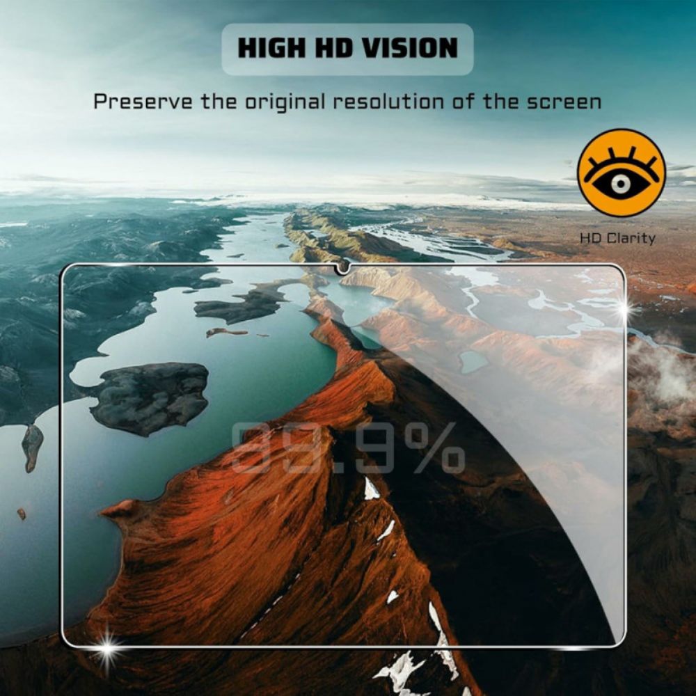 Hoesje Samsung Galaxy Tab S11 Transparant Met Gehard Glazen Schermbeschermer