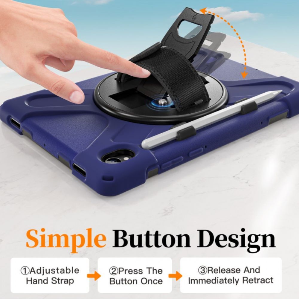 Hoesje Samsung Galaxy Tab S11 Ultra Duurzaam Met Stylushouder En Schouderriem Band