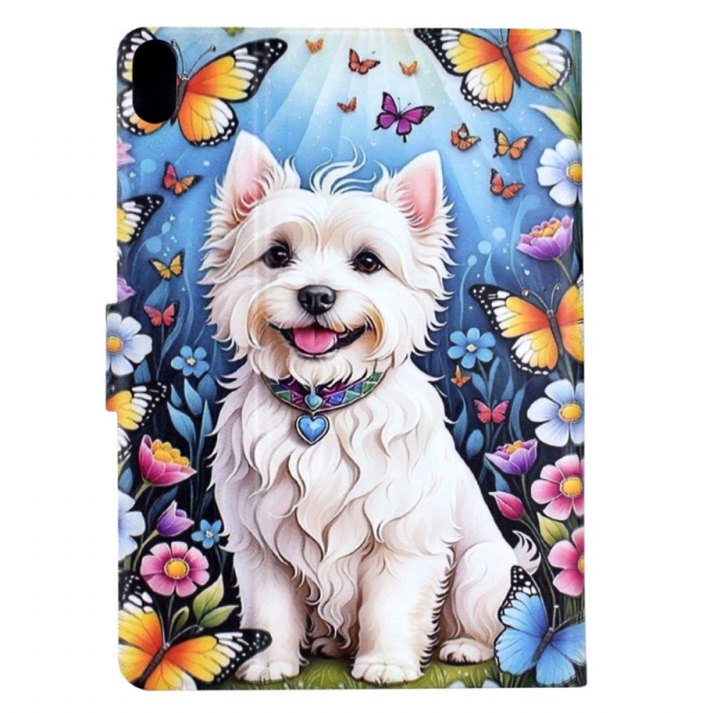 Leren Hoesje Samsung Galaxy Tab S11 Hond Bescherming Hoesje