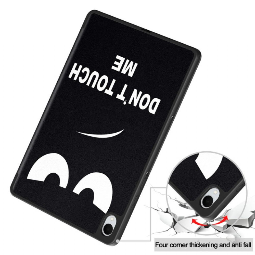 Samsung Galaxy Tab S11 Stylushouder Met 'raak Me Niet Aan'-motief