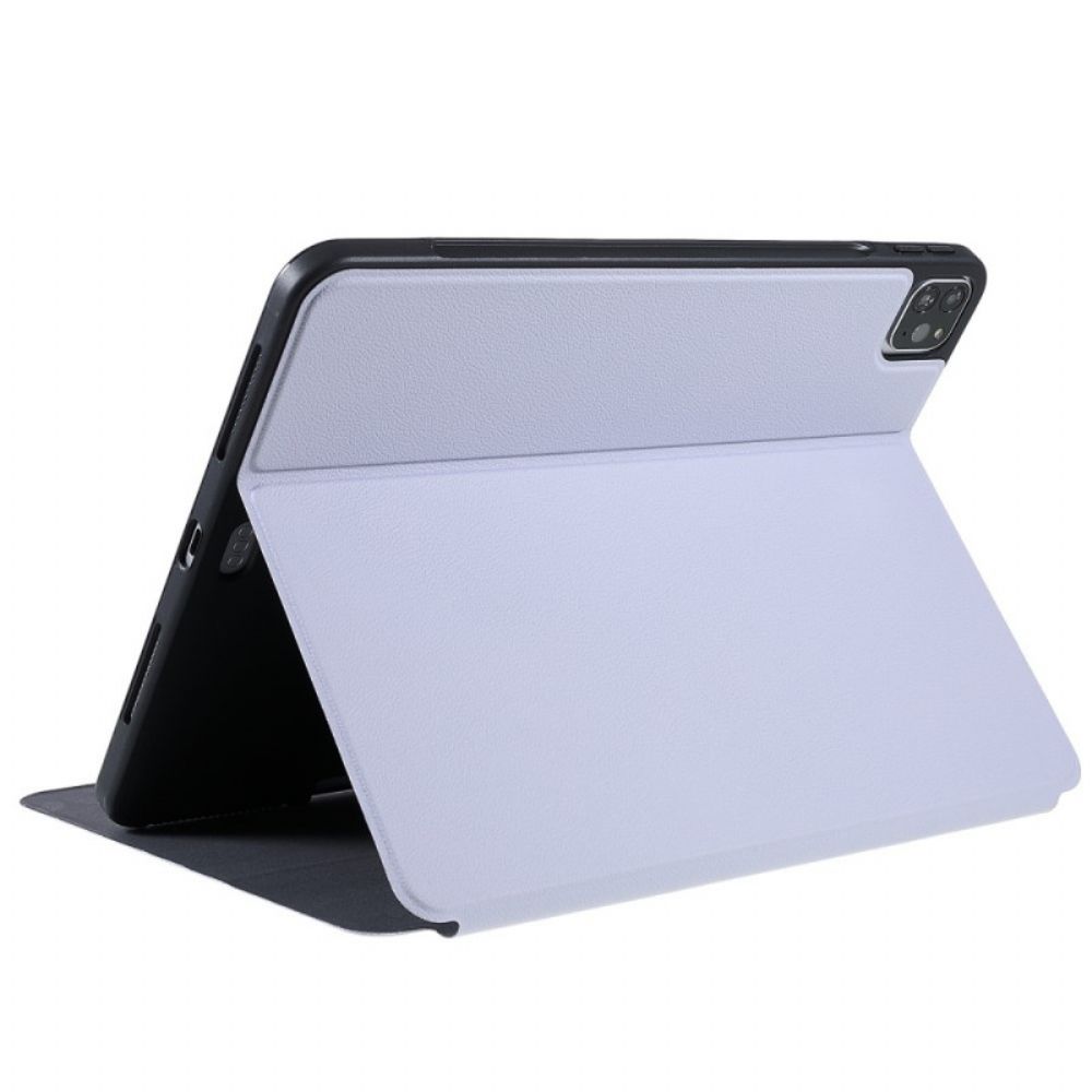Bescherming Hoesje voor iPad Air (2022) Lichi Leder Effect X-level