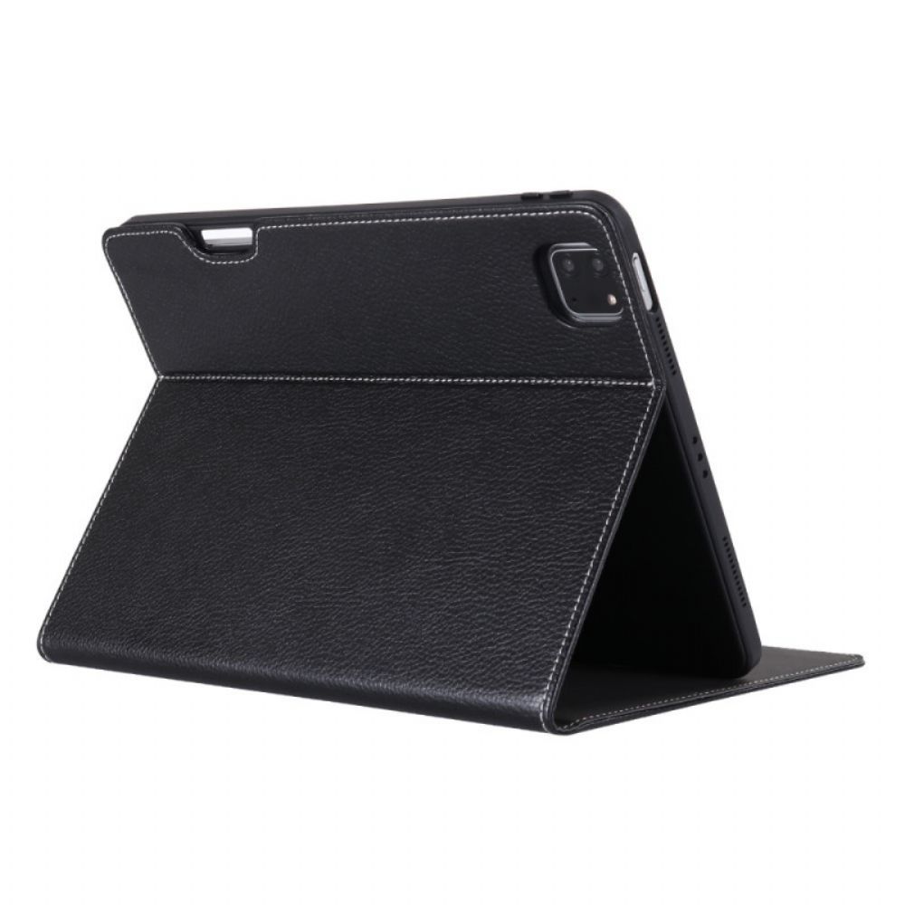 Cover voor iPad Air (2022) Gebei Litchi Kunstleer