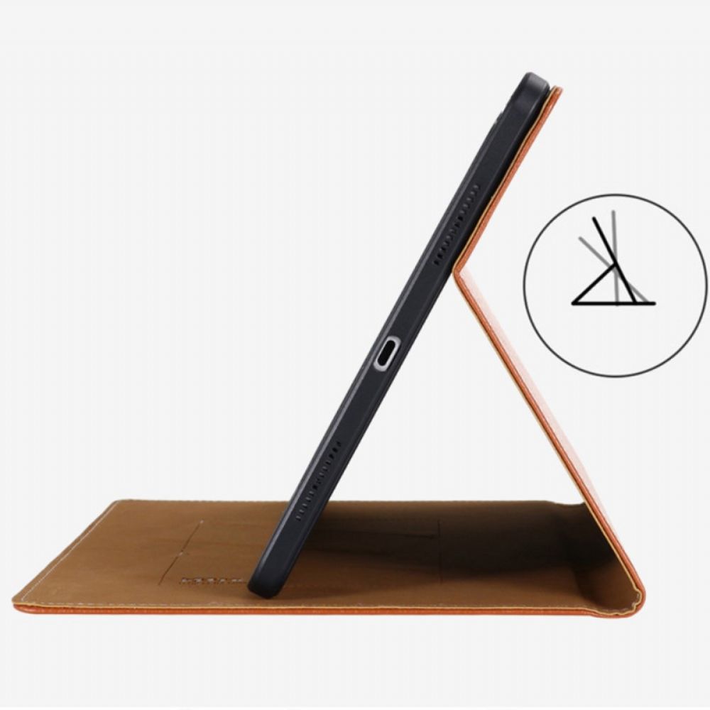 Cover voor iPad Air (2022) Gebei Litchi Kunstleer