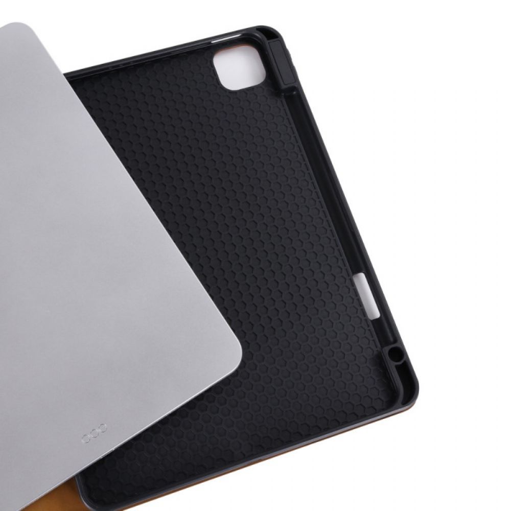 Cover voor iPad Air (2022) Gebei Litchi Kunstleer