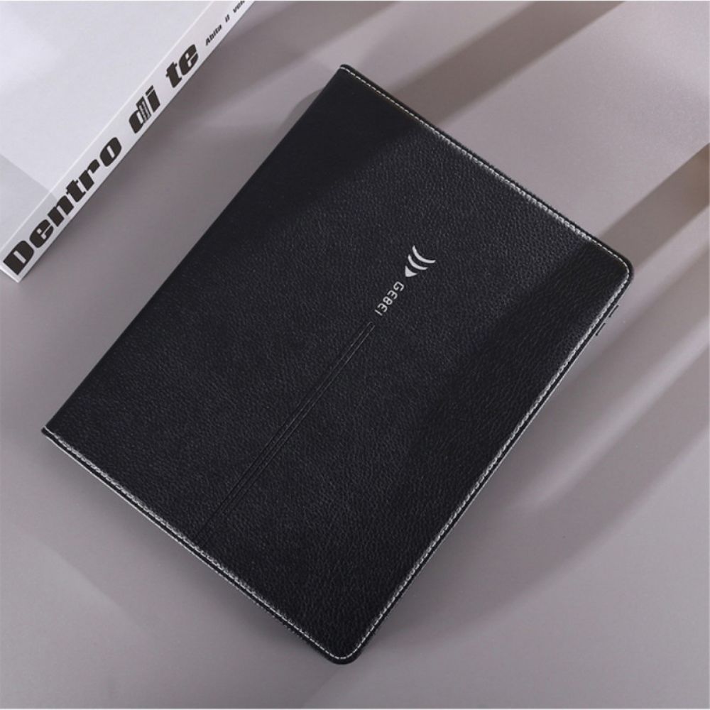 Cover voor iPad Air (2022) Gebei Litchi Kunstleer
