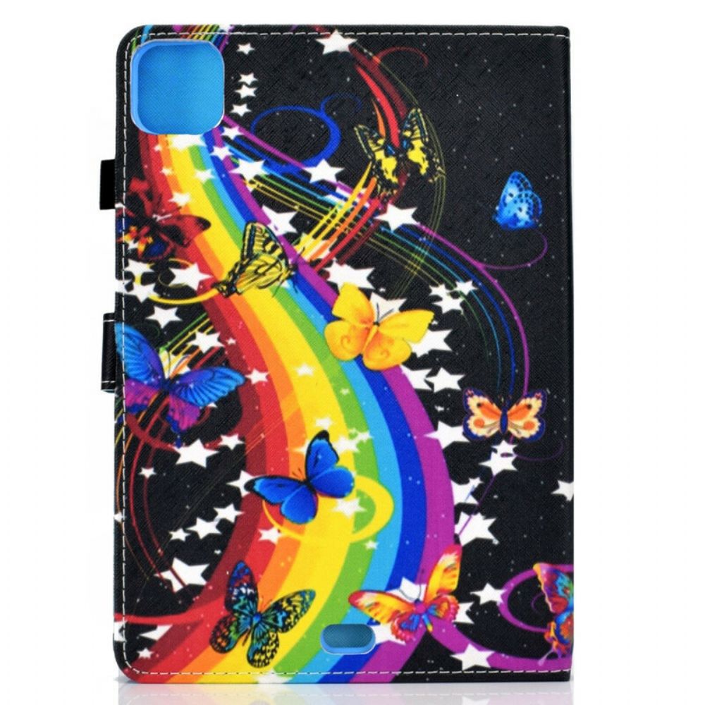 Folio-hoesje voor iPad Air (2022) Regenboogvlinders