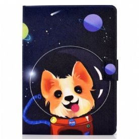 Leren Hoesje voor iPad Air (2022) Cosmo-hond