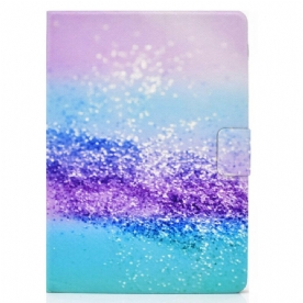 Leren Hoesje voor iPad Air (2022) Glanzende Pailletten