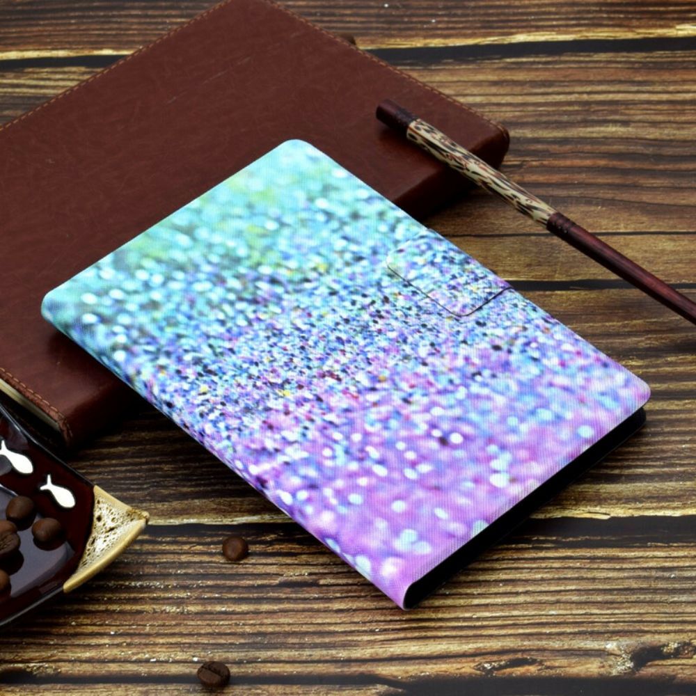 Leren Hoesje voor iPad Air (2022) Glanzende Pailletten