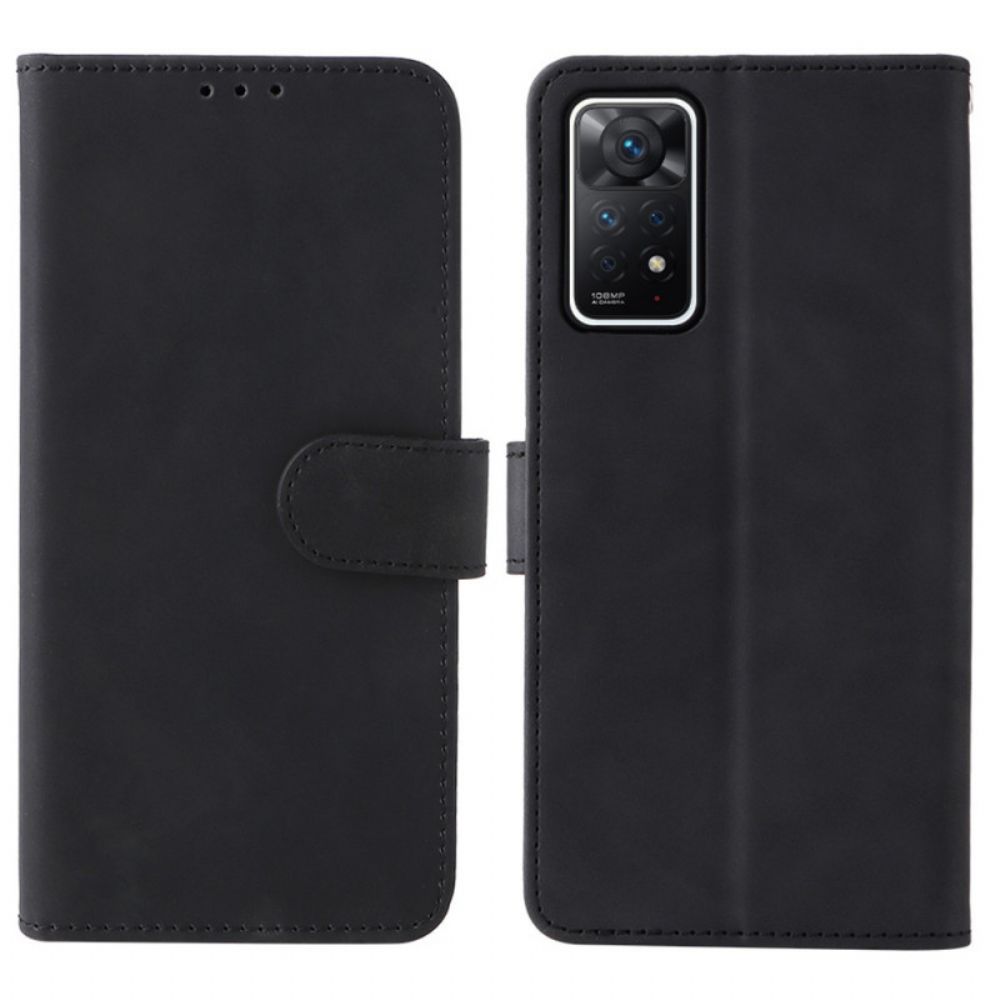 Folio-hoesje voor Xiaomi Redmi Note 11 Pro 4G / 5G Leerstijl Naaien