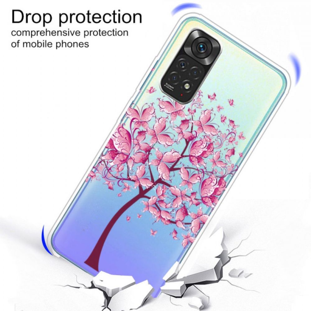 Hoesje voor Xiaomi Redmi Note 11 Pro 4G / 5G Roze Boom Top