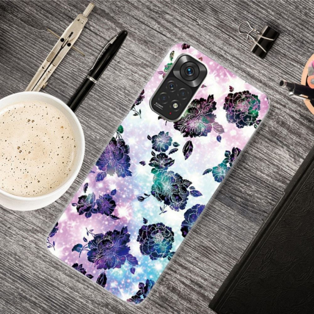 Hoesje voor Xiaomi Redmi Note 11 Pro 4G / 5G Vintage Bloemen
