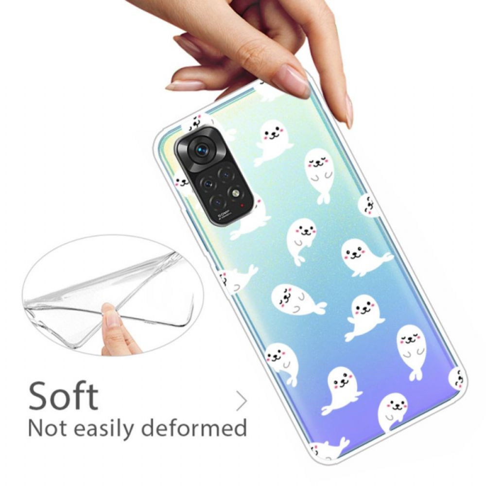 Hoesje voor Xiaomi Redmi Note 11 Pro 4G / 5G Zeeleeuwen