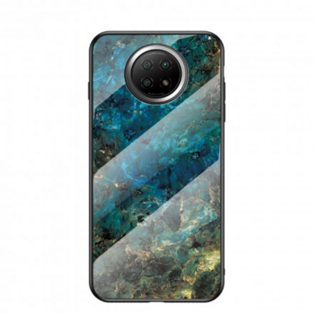 Telefoonhoesje voor Xiaomi Redmi Note 9 5G / 9T 5G Premium Kleuren Gehard Glas