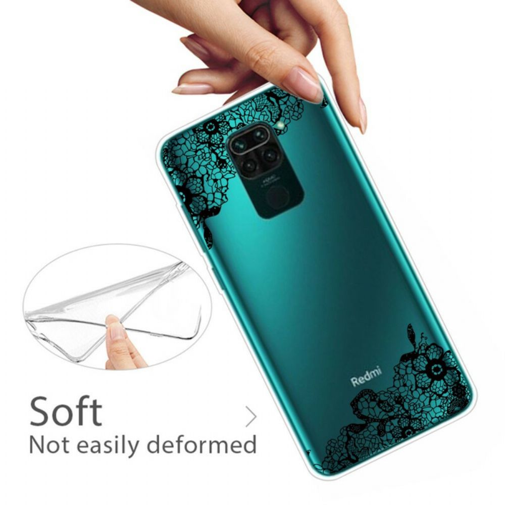 Telefoonhoesje voor Xiaomi Redmi Note 9 Fijn Kant