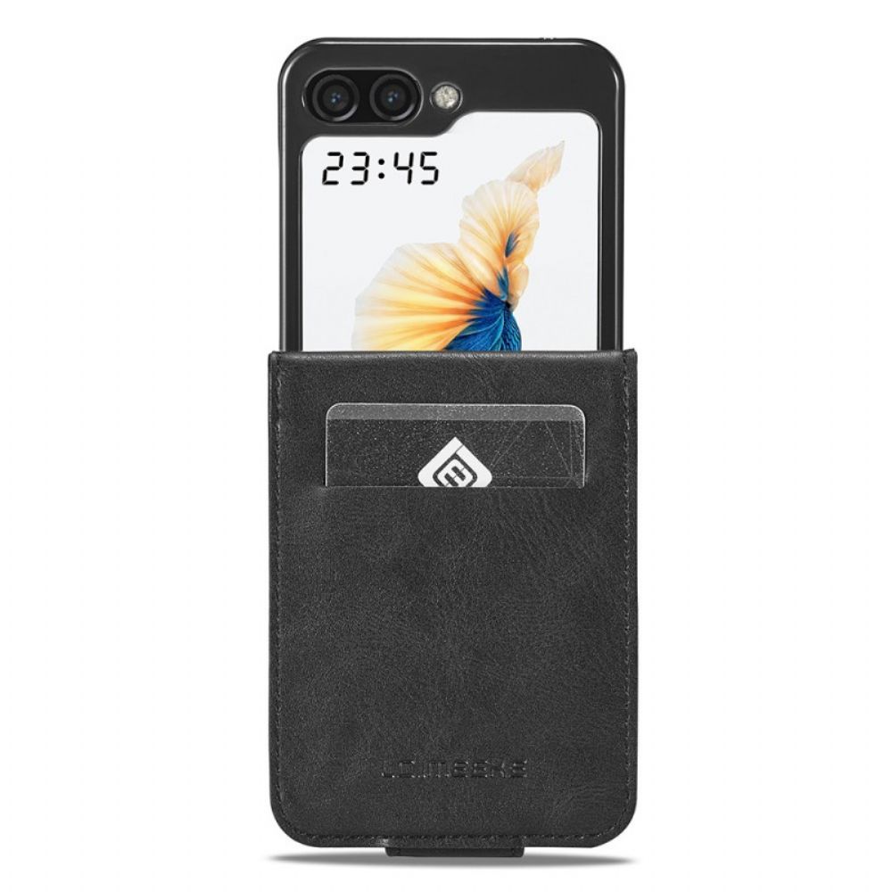 Cover Samsung Galaxy Z Flip 5 Rfid Leer Stijl Lc.imeeke