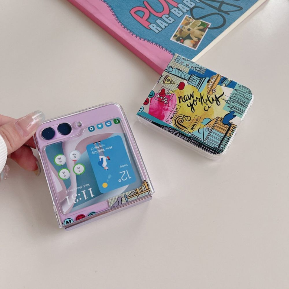 Hoesje Samsung Galaxy Z Flip 5 Transparant Londen