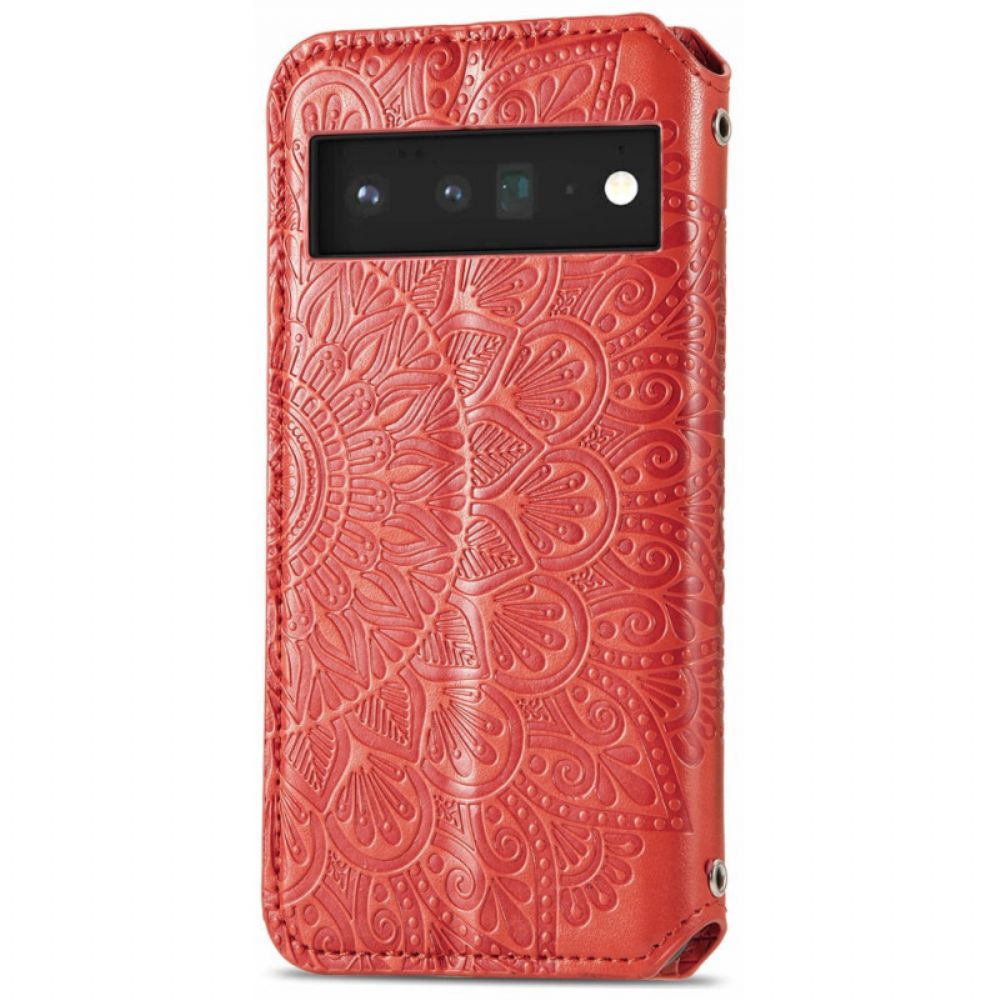Bescherming Hoesje voor Google Pixel 6 Pro Folio-hoesje Mandala's