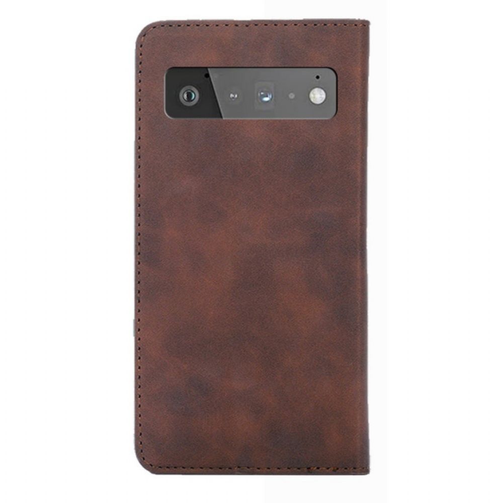 Bescherming Hoesje voor Google Pixel 6 Pro Folio-hoesje Skin-touch