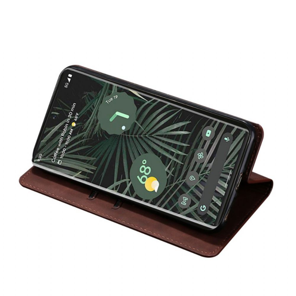Bescherming Hoesje voor Google Pixel 6 Pro Folio-hoesje Skin-touch