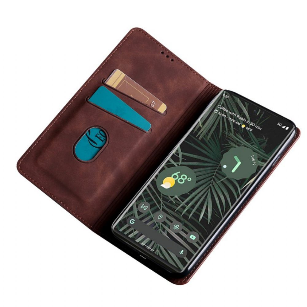 Bescherming Hoesje voor Google Pixel 6 Pro Folio-hoesje Skin-touch