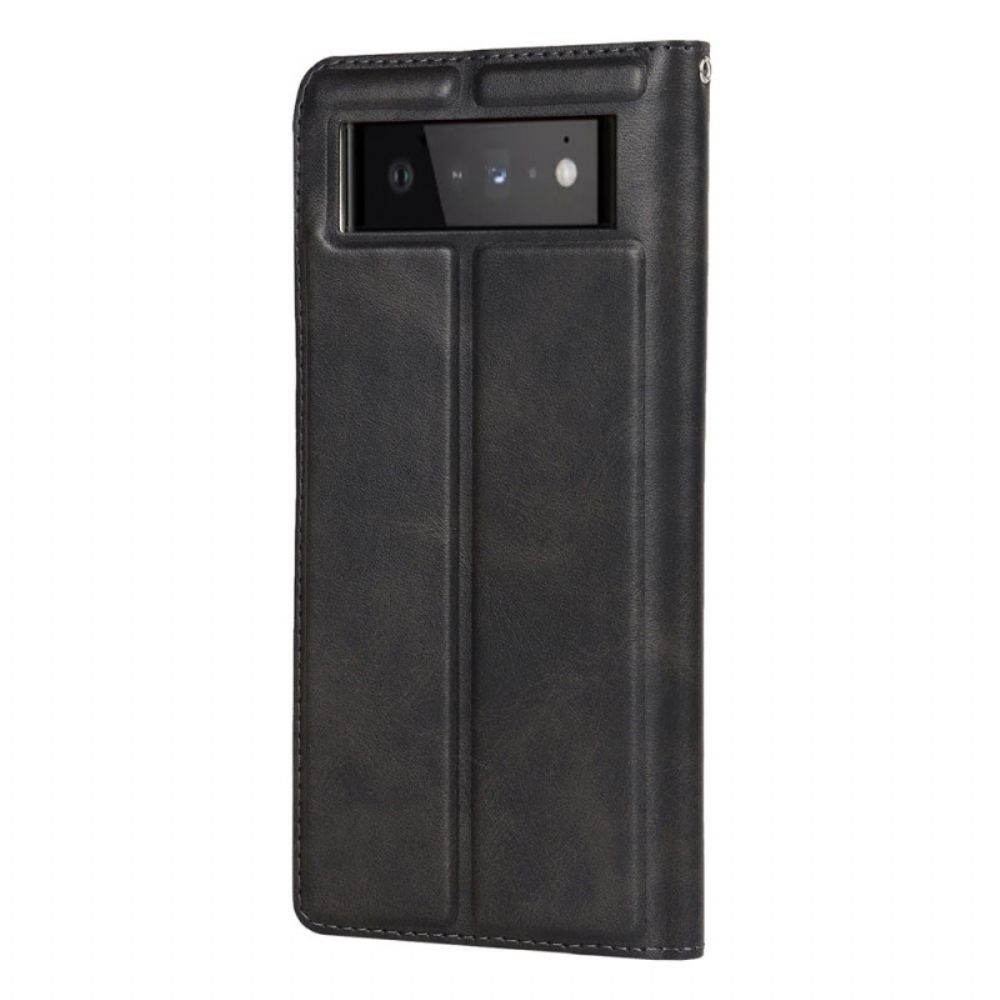 Bescherming Hoesje voor Google Pixel 6 Pro Met Ketting Folio-hoesje Rechtheid