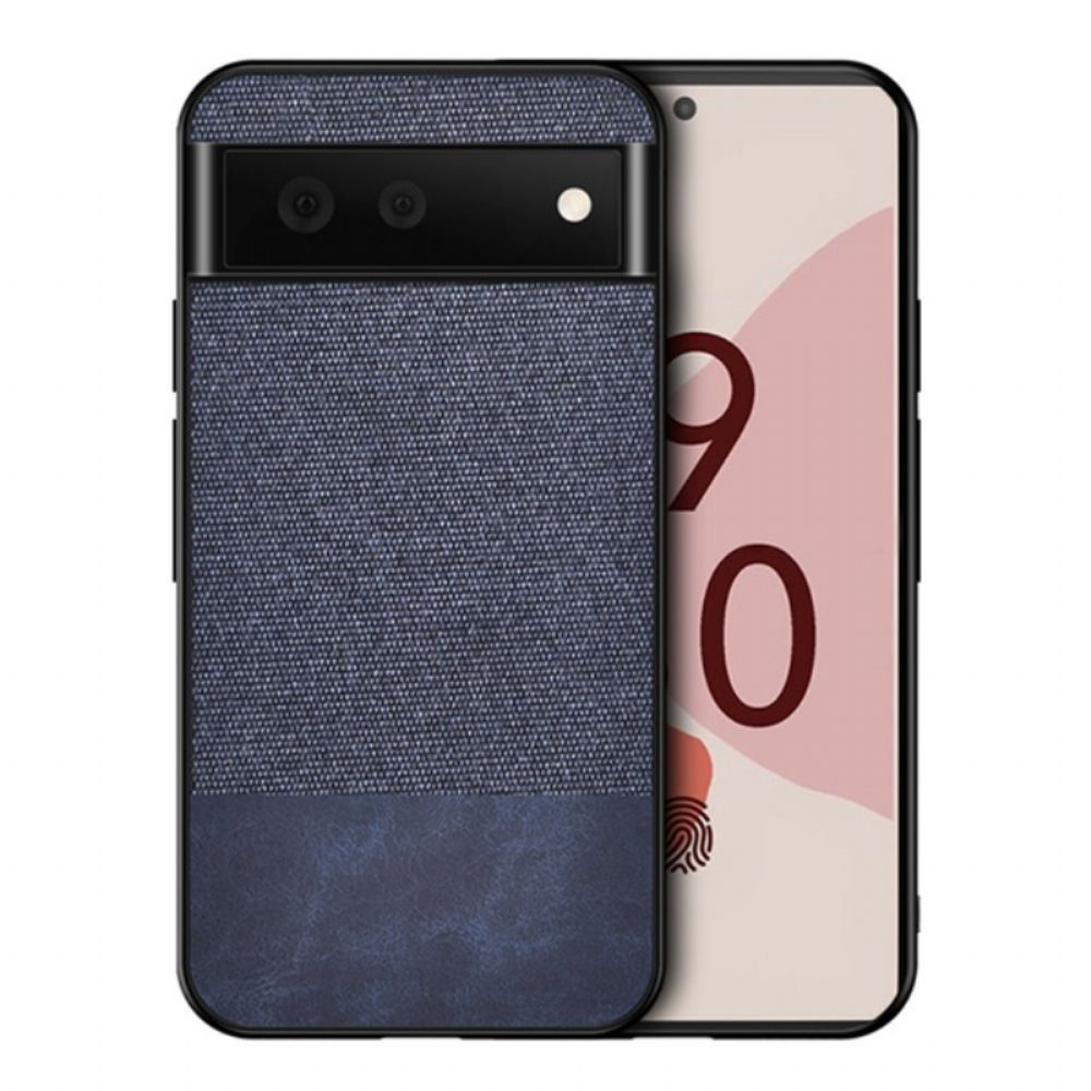 Hoesje voor Google Pixel 6 Pro Bitextuur Kunstleer