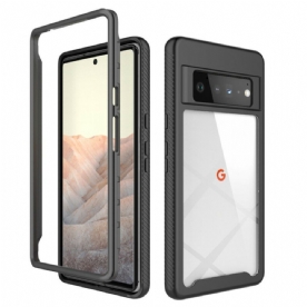 Hoesje voor Google Pixel 6 Pro Hybride Afgeschuinde Randen