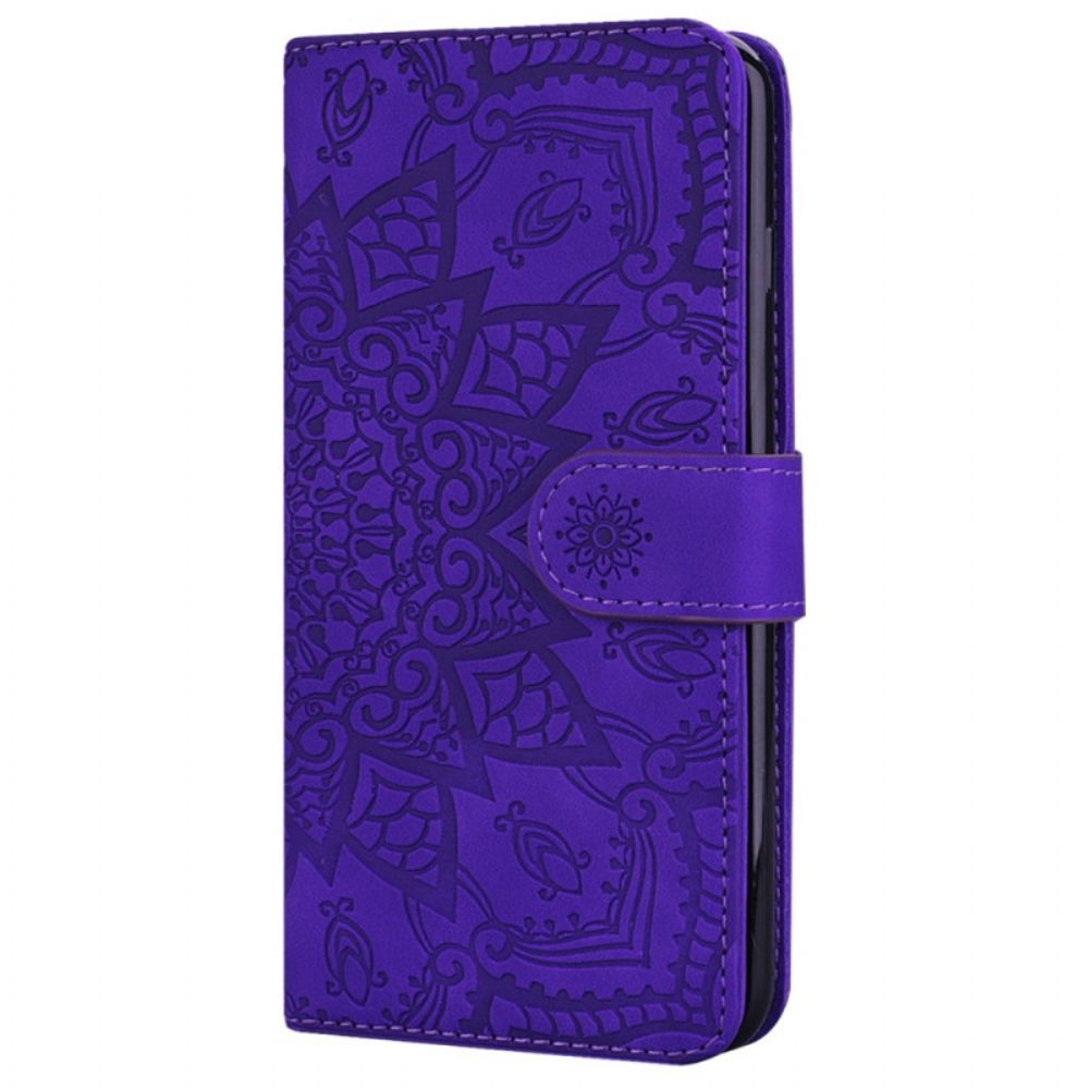 Leren Hoesje voor Google Pixel 6 Pro Barokke Mandala