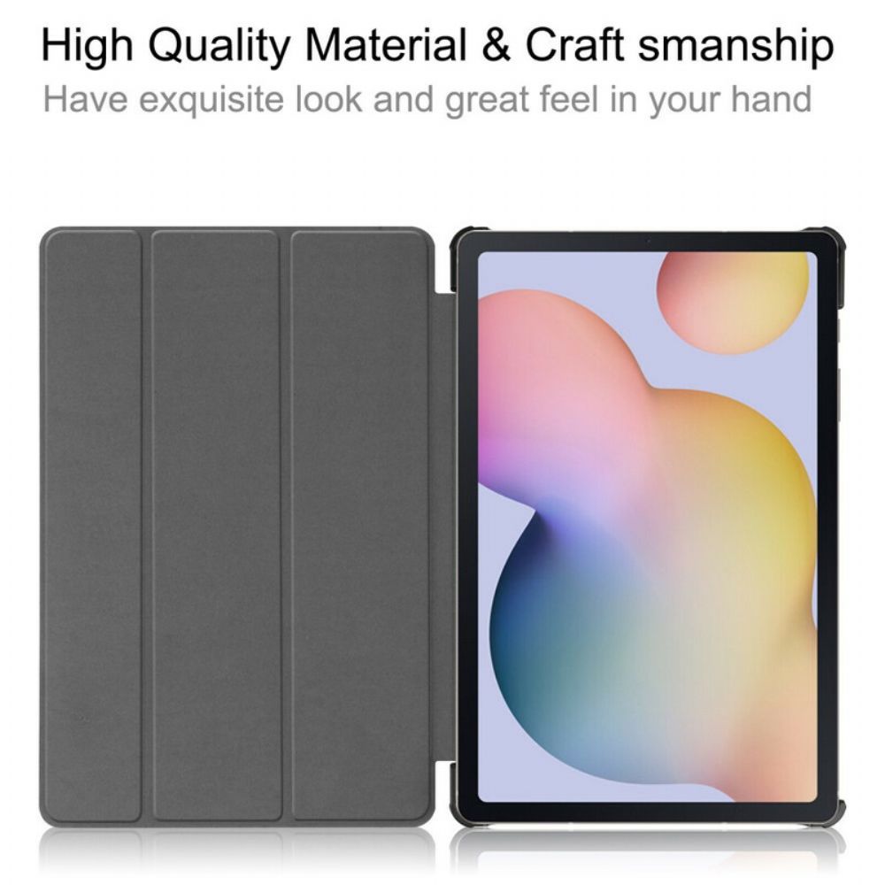 Bescherming Hoesje voor Samsung Galaxy Tab S7 Plus / Tab S8 Plus Graffiti Potlood Houder