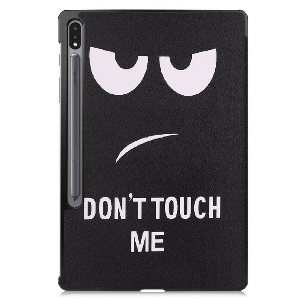 Bescherming Hoesje voor Samsung Galaxy Tab S7 Plus / Tab S8 Plus Verbeterd Raak Me Niet Aan