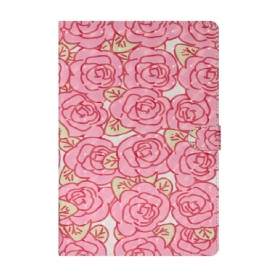 Folio-hoesje voor Samsung Galaxy Tab S7 Plus / Tab S8 Plus Bloemen