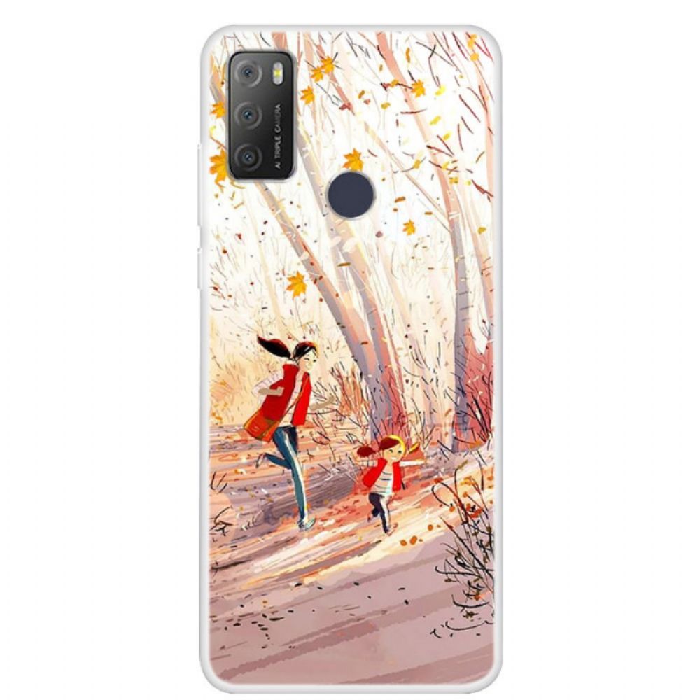 Hoesje voor Alcatel 1S / 3L (2021) Herfstlandschap