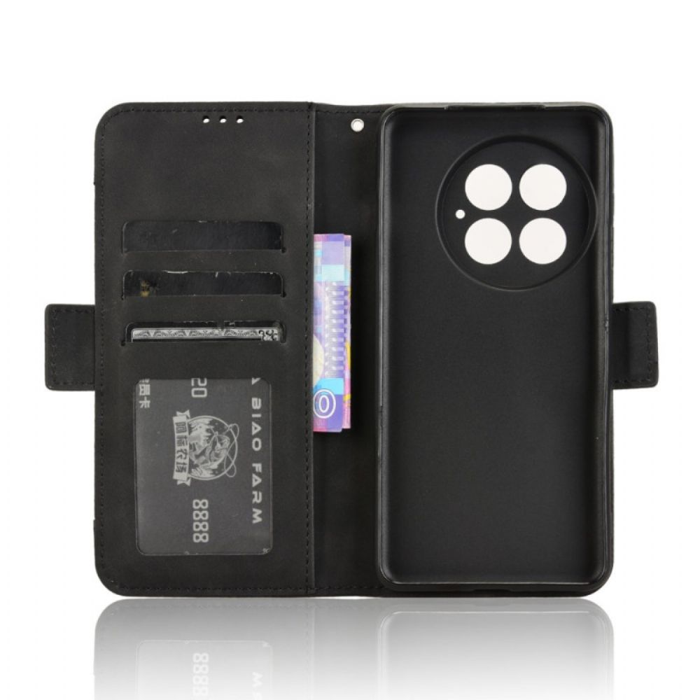 Flip Case Leren Oneplus 13 Meerdere Kaartsleuven