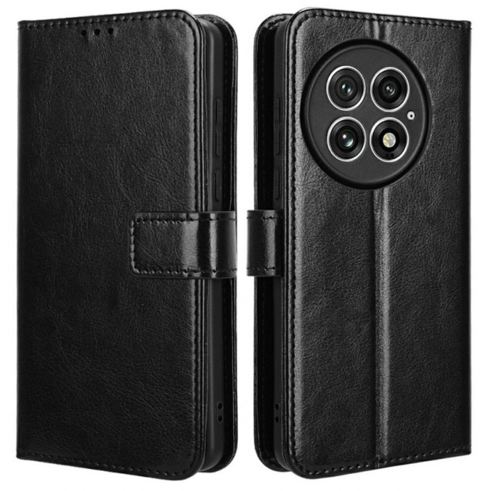 Flip Case Leren Oneplus 13 Opvallend Imitatieleer