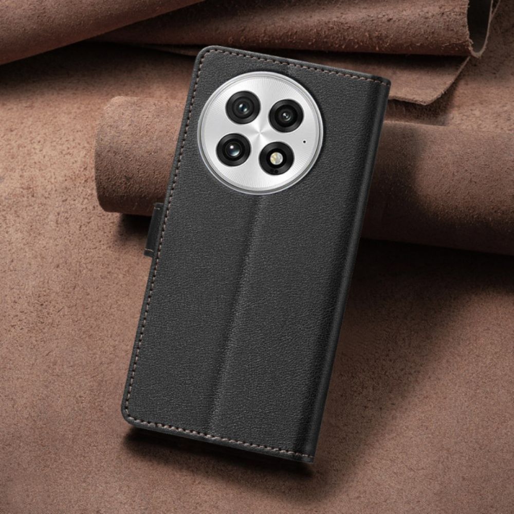 Flip Case Leren Oneplus 13 Rfid-bescherming Binfen Color