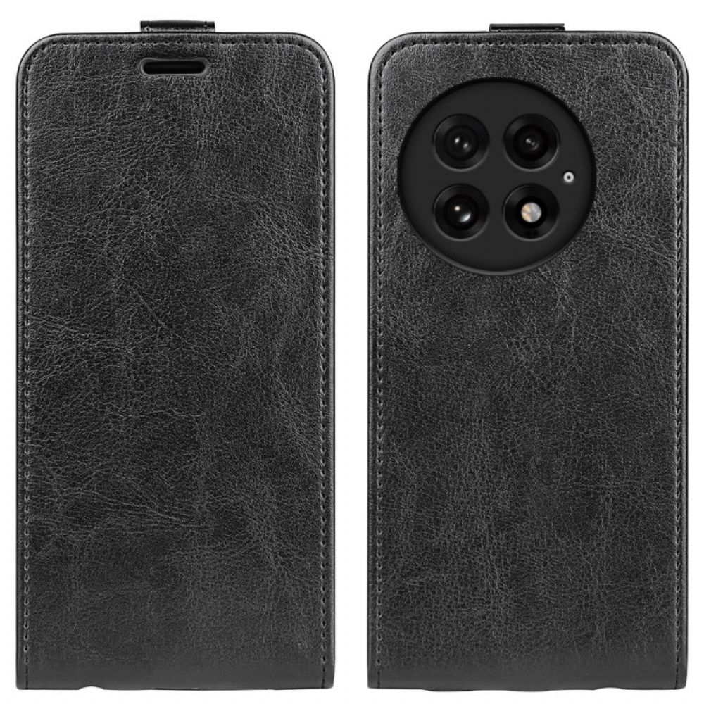 Flip Case Leren Oneplus 13 Verticale Klep