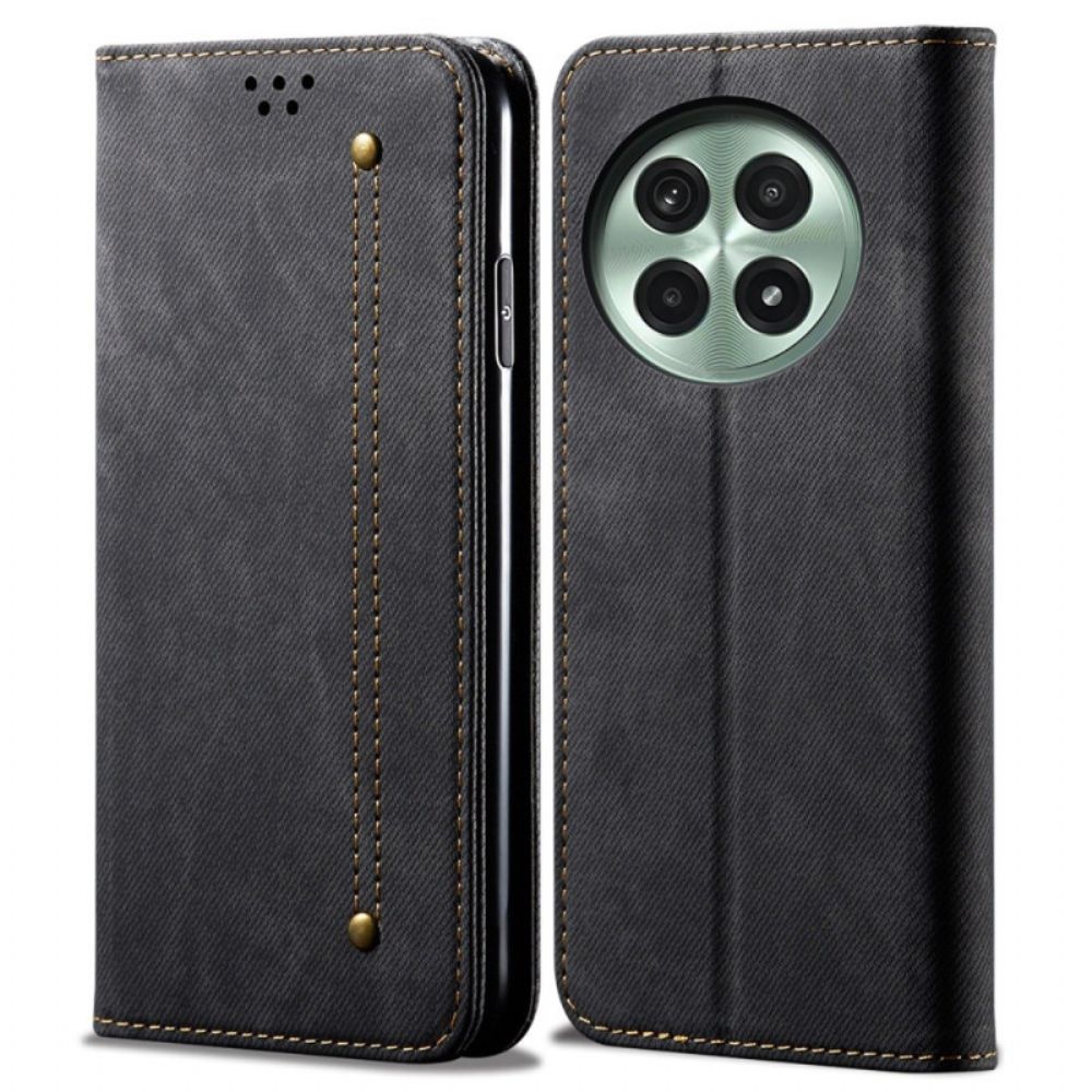Folio-hoesje Oneplus 13 Denimstof