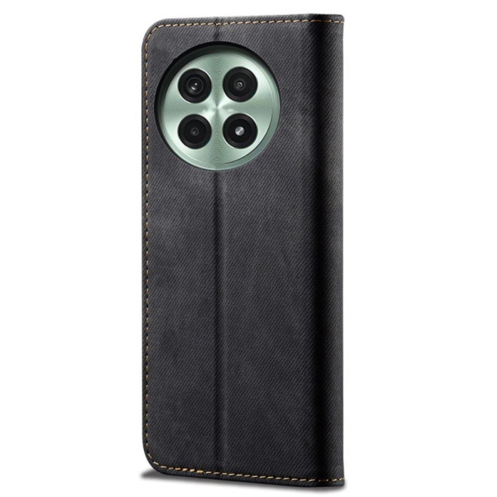 Folio-hoesje Oneplus 13 Denimstof