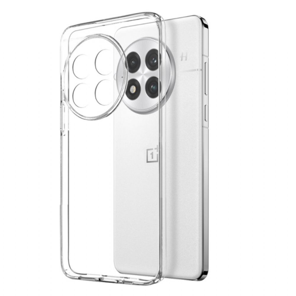 Hoesje Oneplus 13 2-in-1 Transparant Met Schermbeschermer Van Gehard Glas Bescherming Hoesje