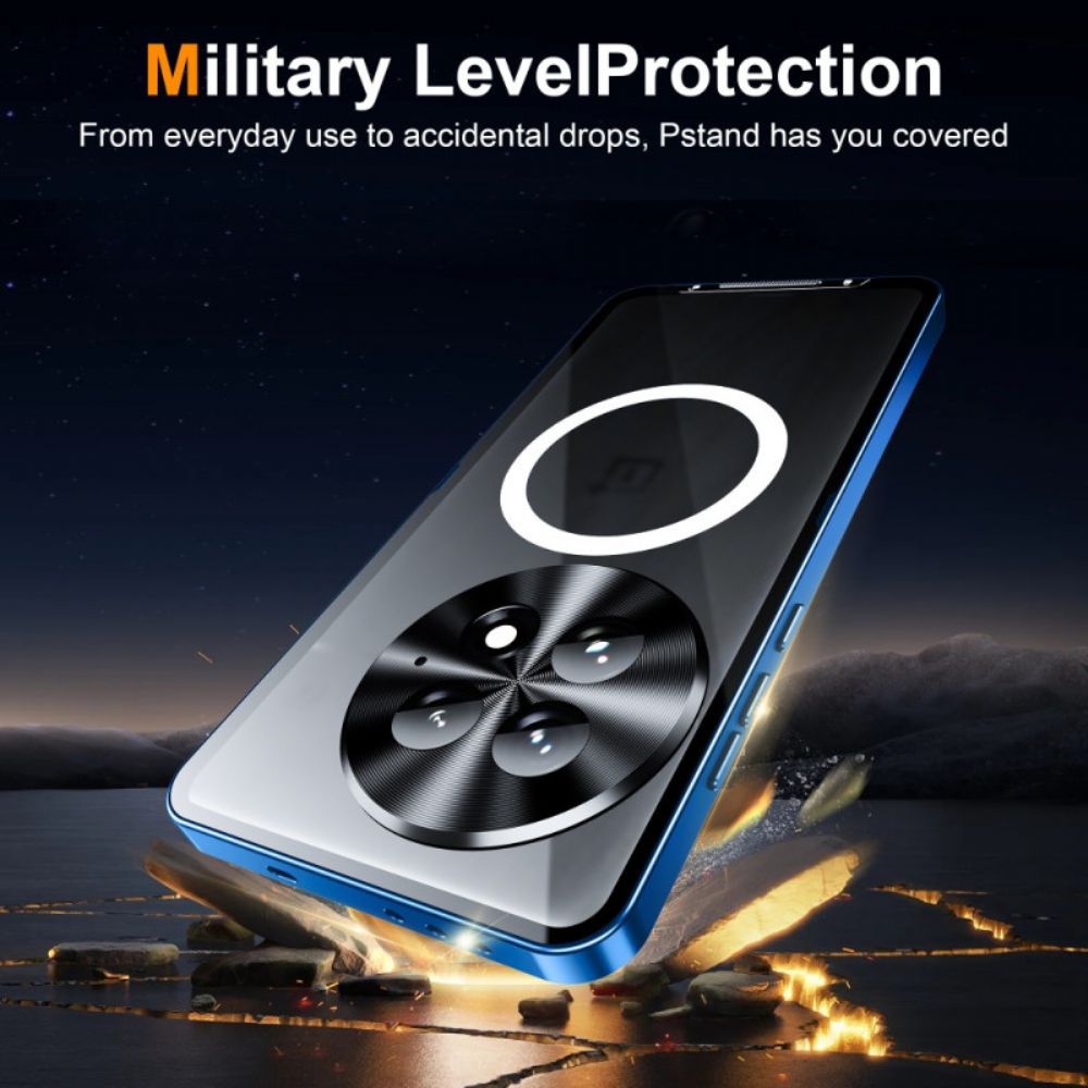 Hoesje Oneplus 13 Magsafe-compatibel Met Metalen Frame Bescherming Hoesje