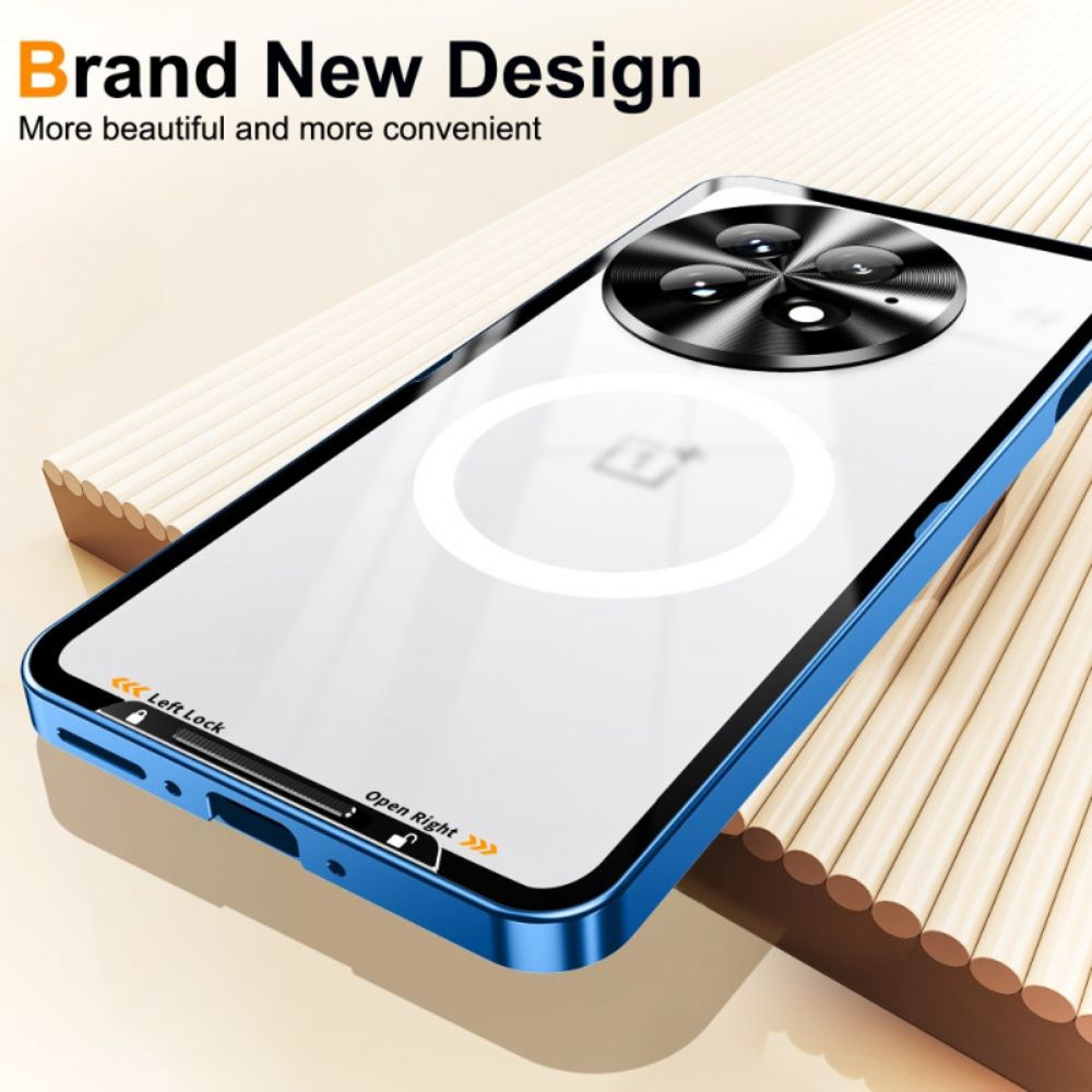 Hoesje Oneplus 13 Magsafe-compatibel Met Metalen Frame Bescherming Hoesje