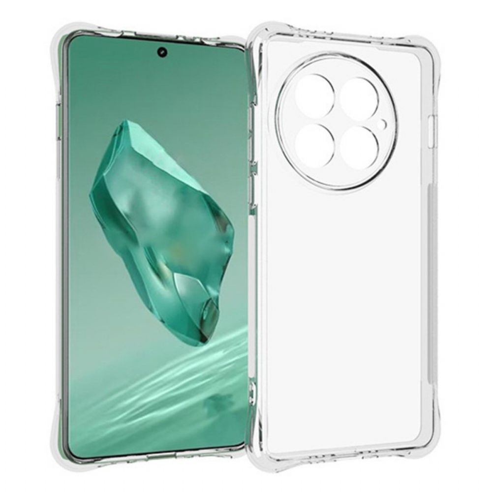 Hoesje Oneplus 13 Verstevigd Transparant Met Schermbeschermer Van Gehard Glas Bescherming Hoesje