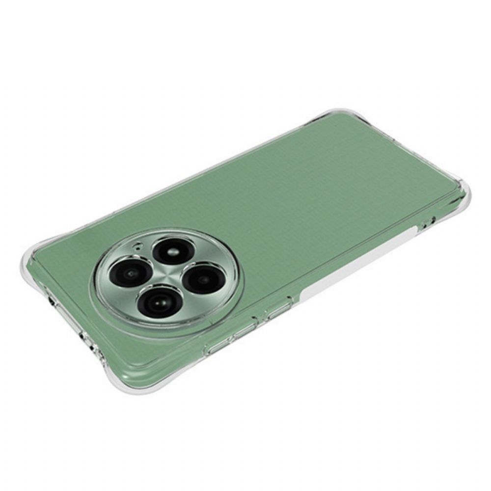 Hoesje Oneplus 13 Verstevigd Transparant Met Schermbeschermer Van Gehard Glas Bescherming Hoesje