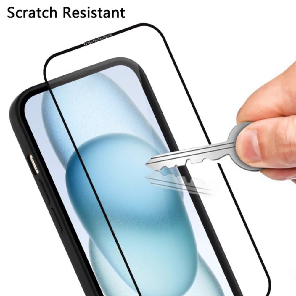 Hoesje Oneplus 13 Verstevigd Transparant Met Schermbeschermer Van Gehard Glas Bescherming Hoesje