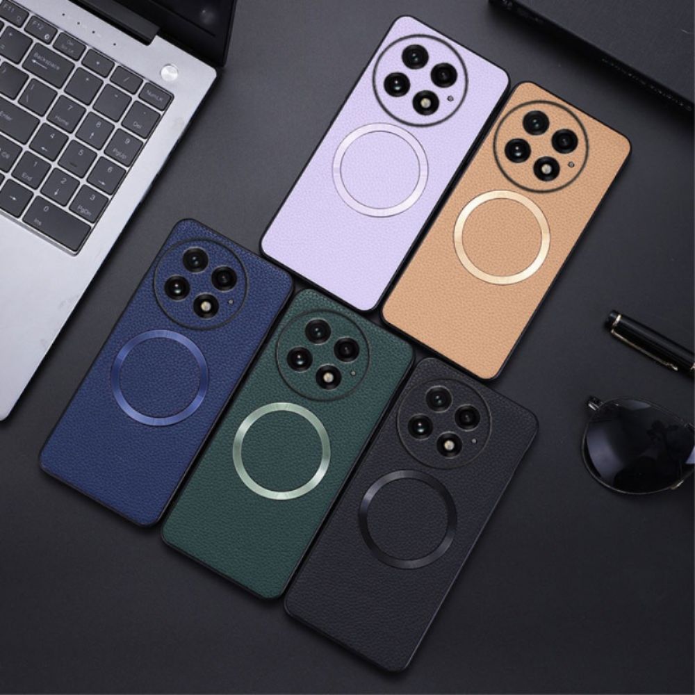 Hoesje Voor Oneplus 13 Gestructureerd Kunstleer Compatibel Met Magsafe