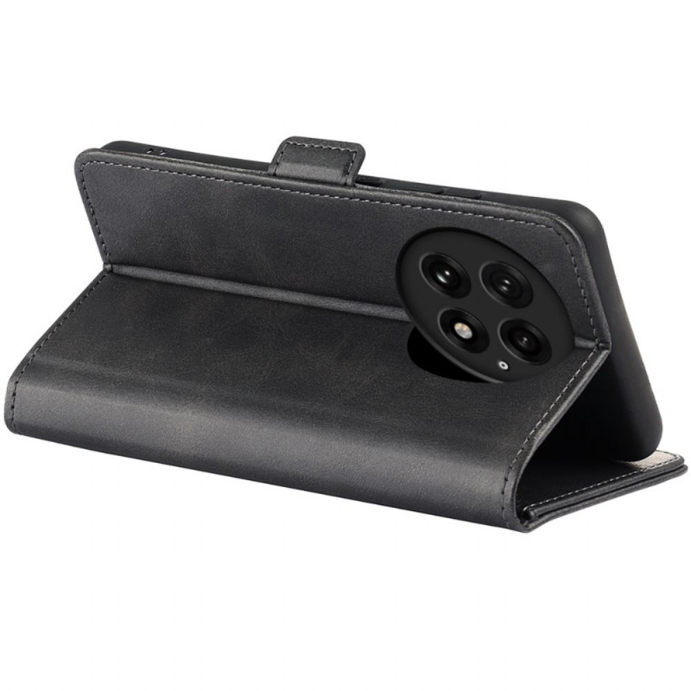 Leren Hoesje Voor Oneplus 13 Dubbele Sluiting