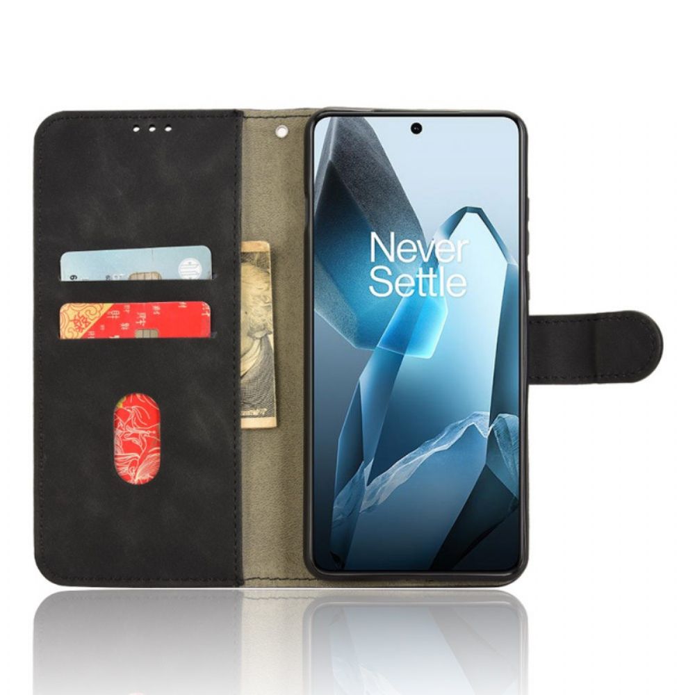 Leren Hoesje Voor Oneplus 13 Suède-effect