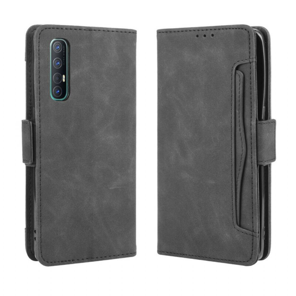 Flip Case voor Oppo Find X2 Neo Eerste Klas Multi-kaart